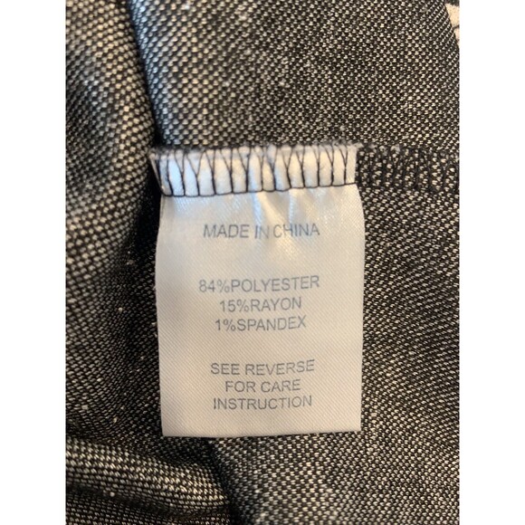 TYLER BOE Sz S Mosaic Print Pleated 3/4 Sleeve Pocket Cowl Neck Sweater Dress - Picture 7 of 8